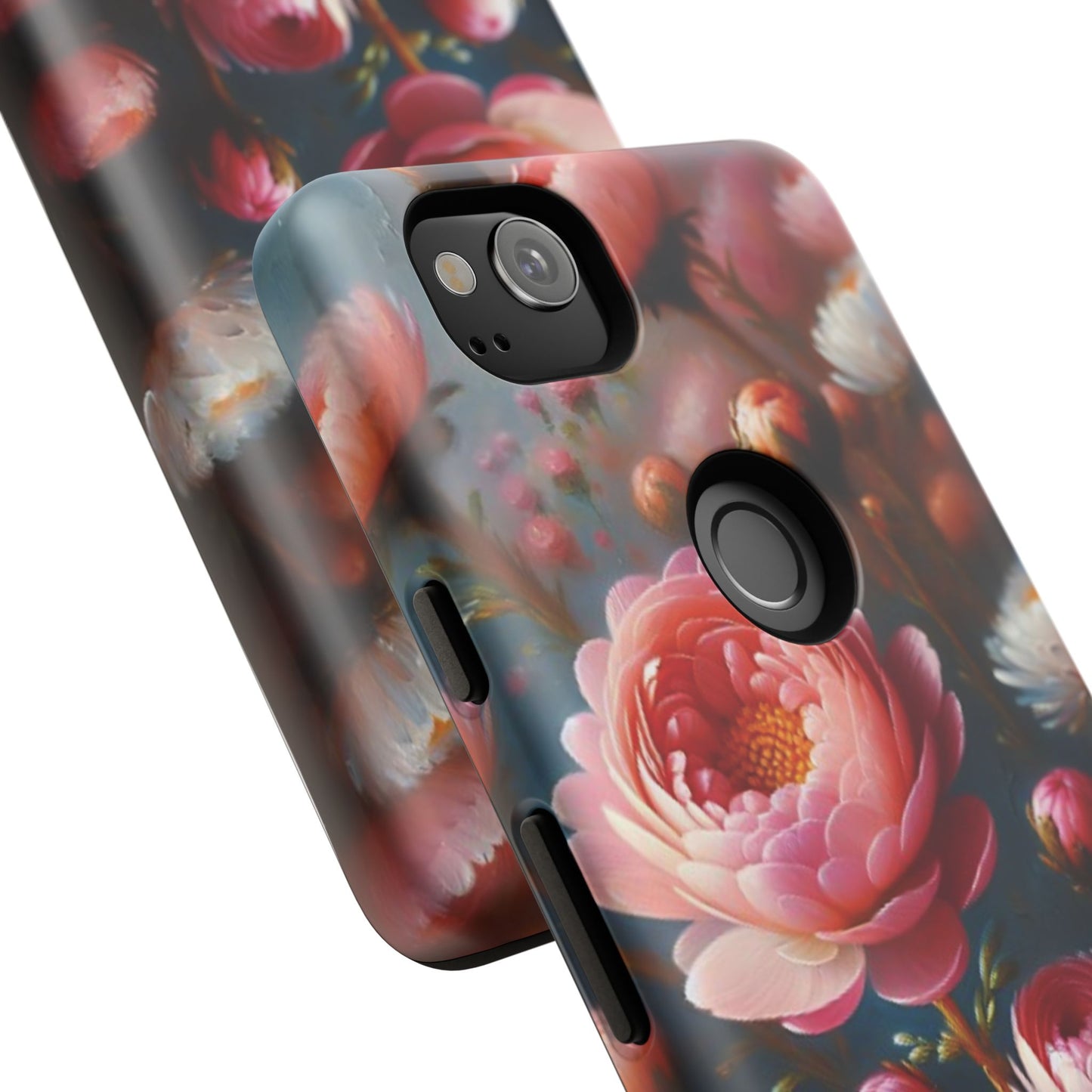 Pixel Me Floral Tough Phone Case - Elegant Protective Design for Flower Lovers