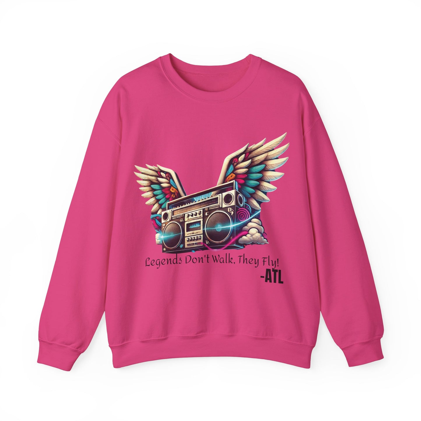 Legends Don’t Walk, They Fly! Unisex Heavy Blend™ Crewneck Sweatshirt